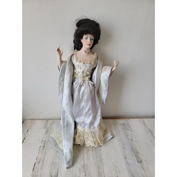 Franklin heirloom boudier doll AS IS Gibson Girl porcelain collectible